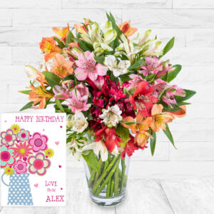 Elegant Alstro & Card